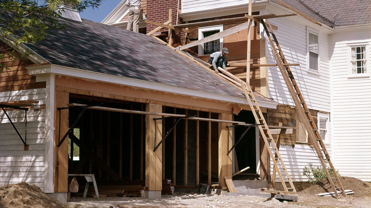 Building a three car garage