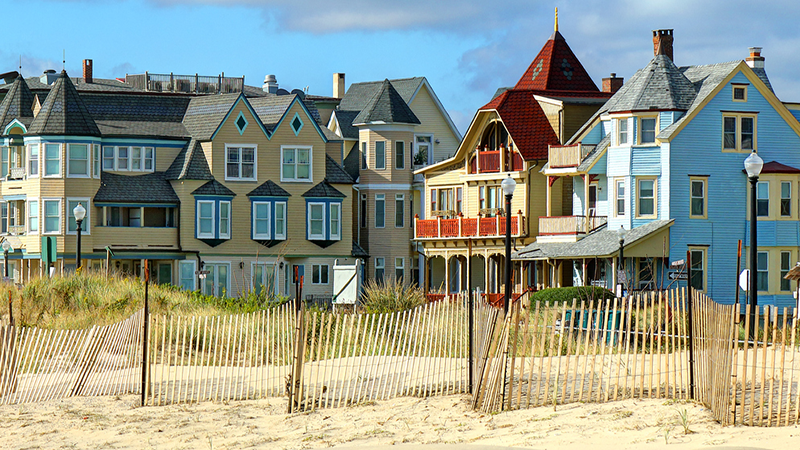 New Jersey homes in the summer