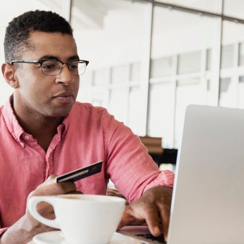 Person using computer