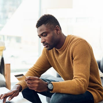 Person on computer