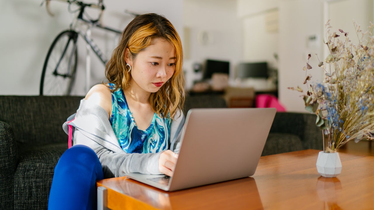 Woman on laptop