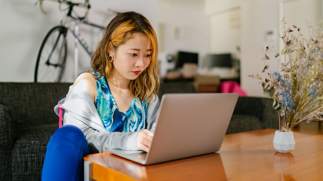 Woman on laptop