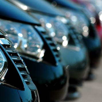 Line of cars