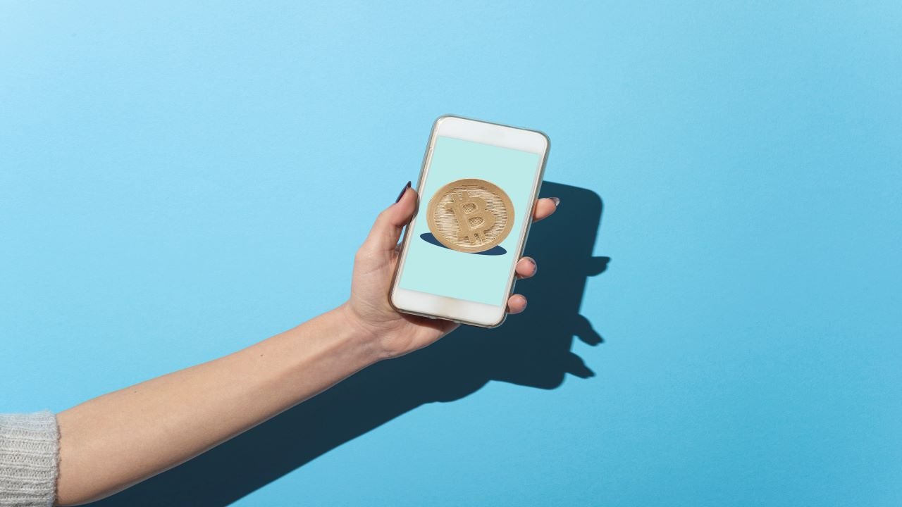 Phone with cryptocurrency
