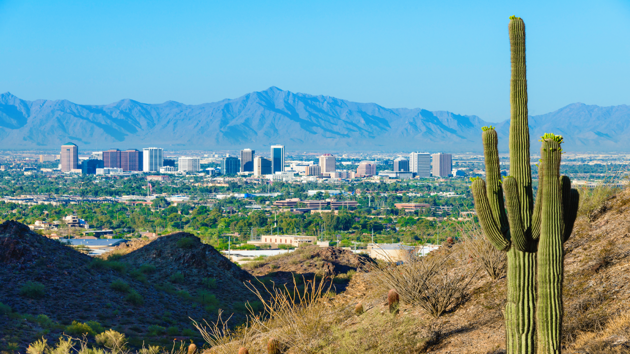 Landscape of Phoenix, AZ