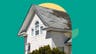 Photo of a house with old roofing tiles that need to be replaced.