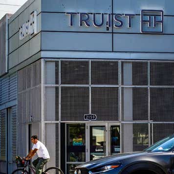 A Truist Financial bank branch in Miami, Florida, US