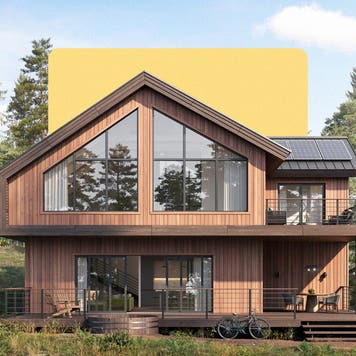 A modern house