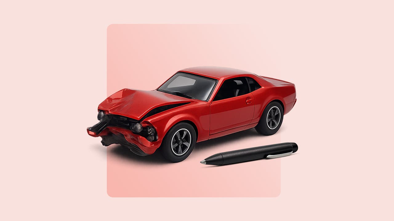 crashed car