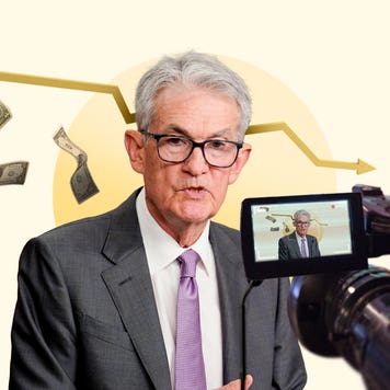 Illustration of Fed Chair Jerome Powell