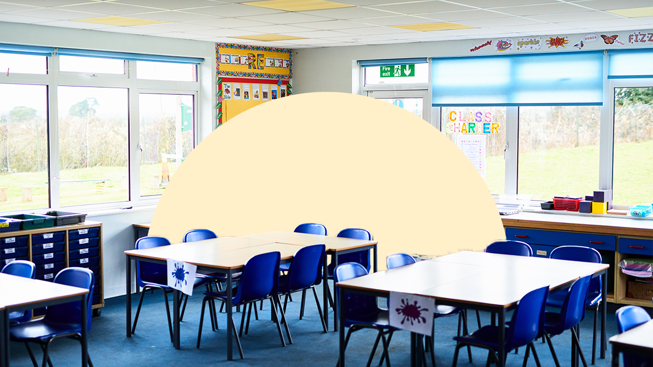 Empty classroom