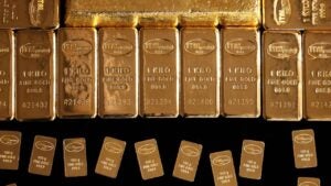 Gold bars.