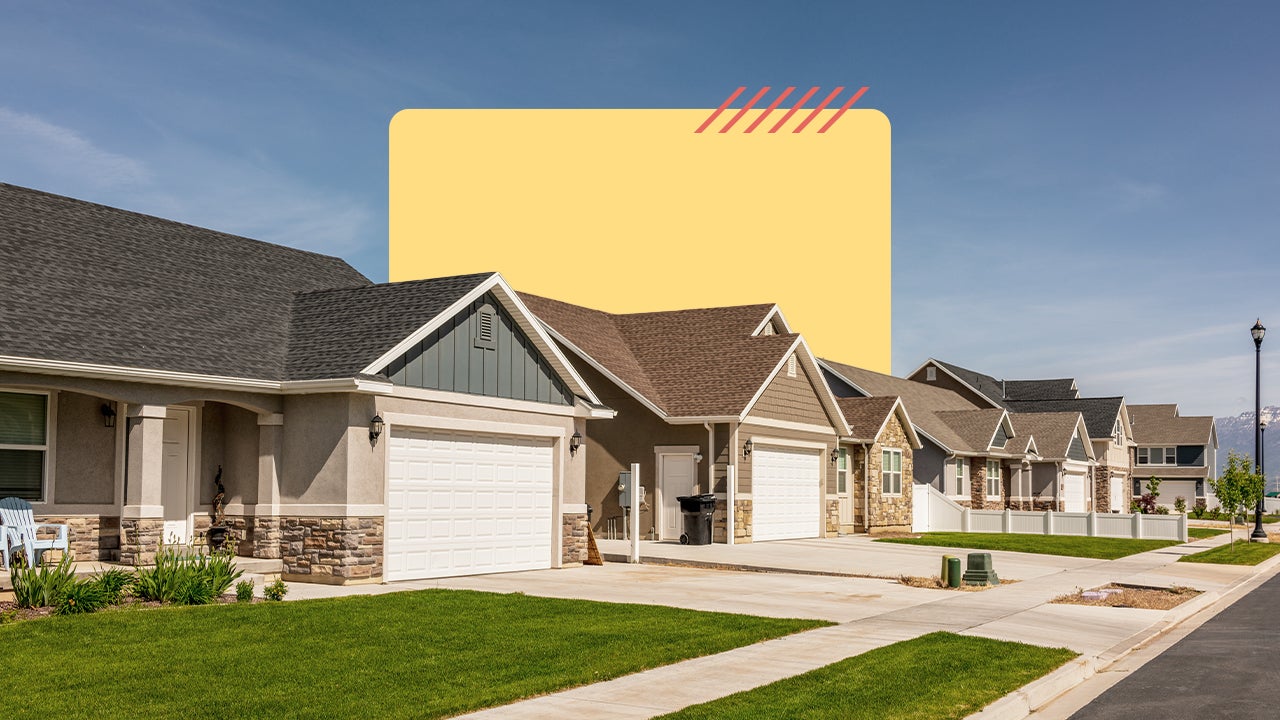 A row of houses