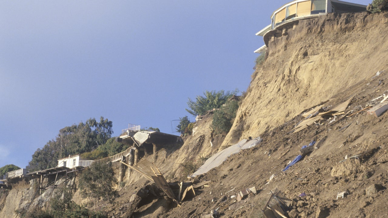 Earthquake aftermath in California