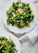 kale brussels sprouts salad recipe
