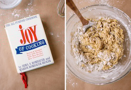 Joy of Cooking and shortbread dough