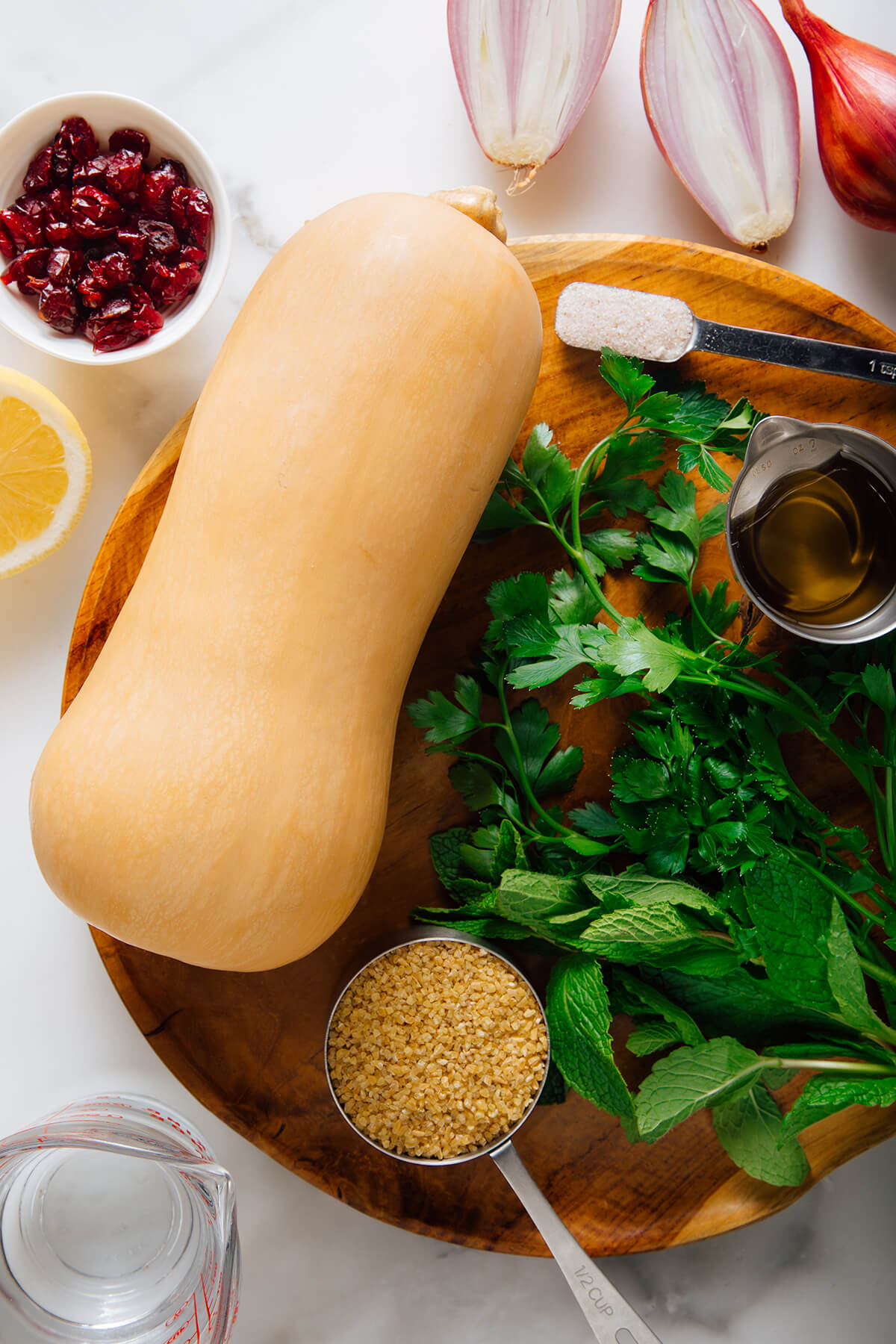 butternut tabbouleh ingredients
