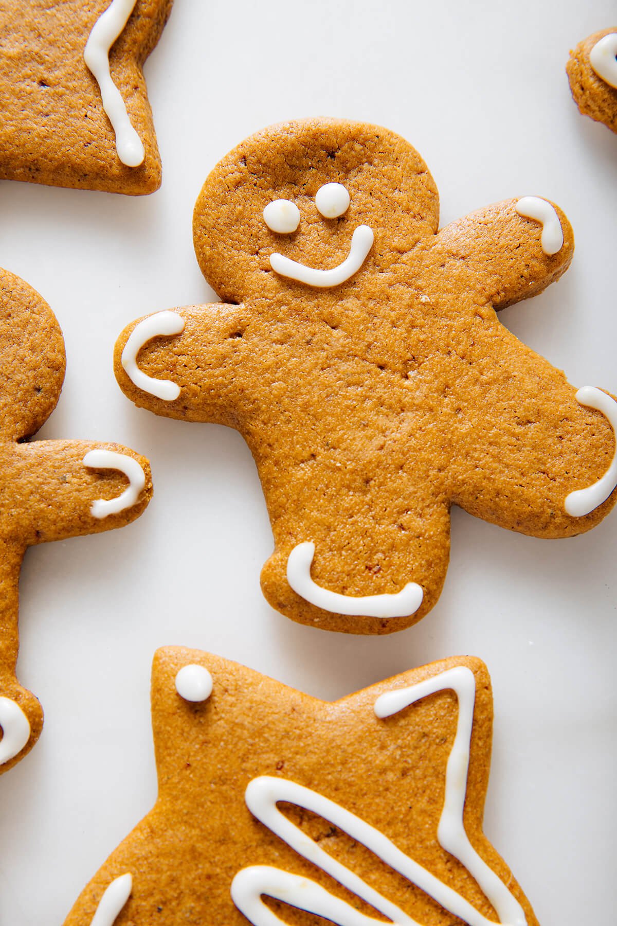 homemade gingerbread man