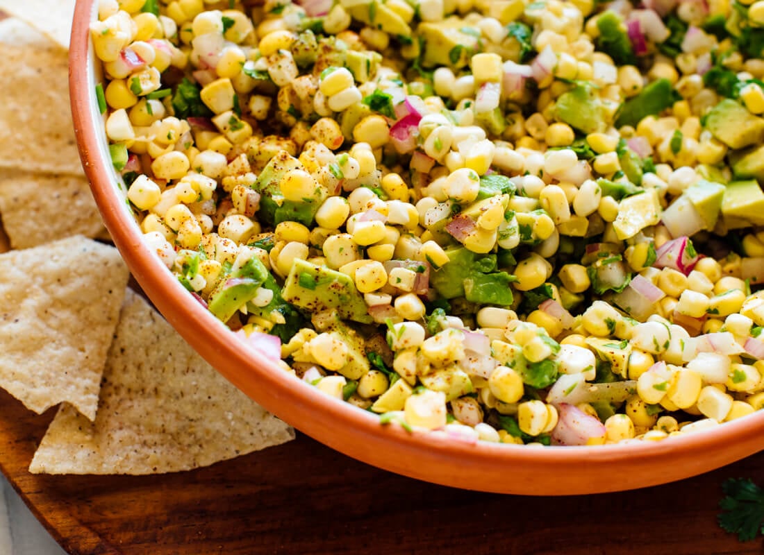 Fresh corn salsa