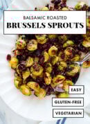 balsamic roasted brussels sprouts
