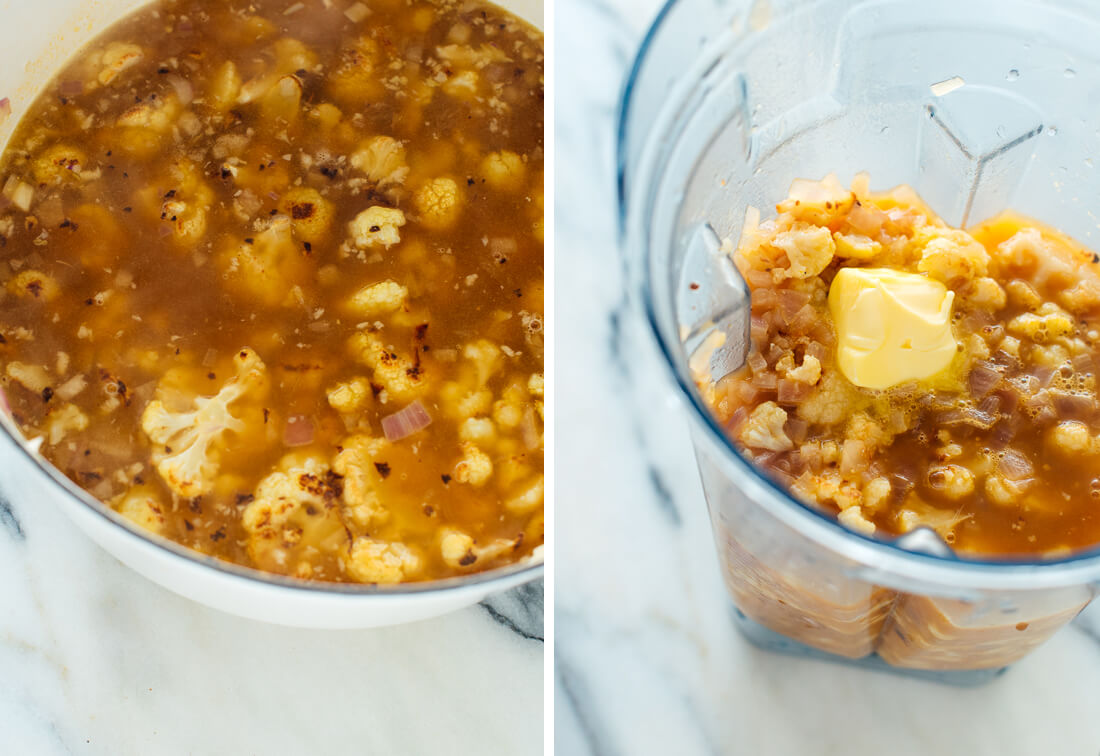how to make cauliflower soup