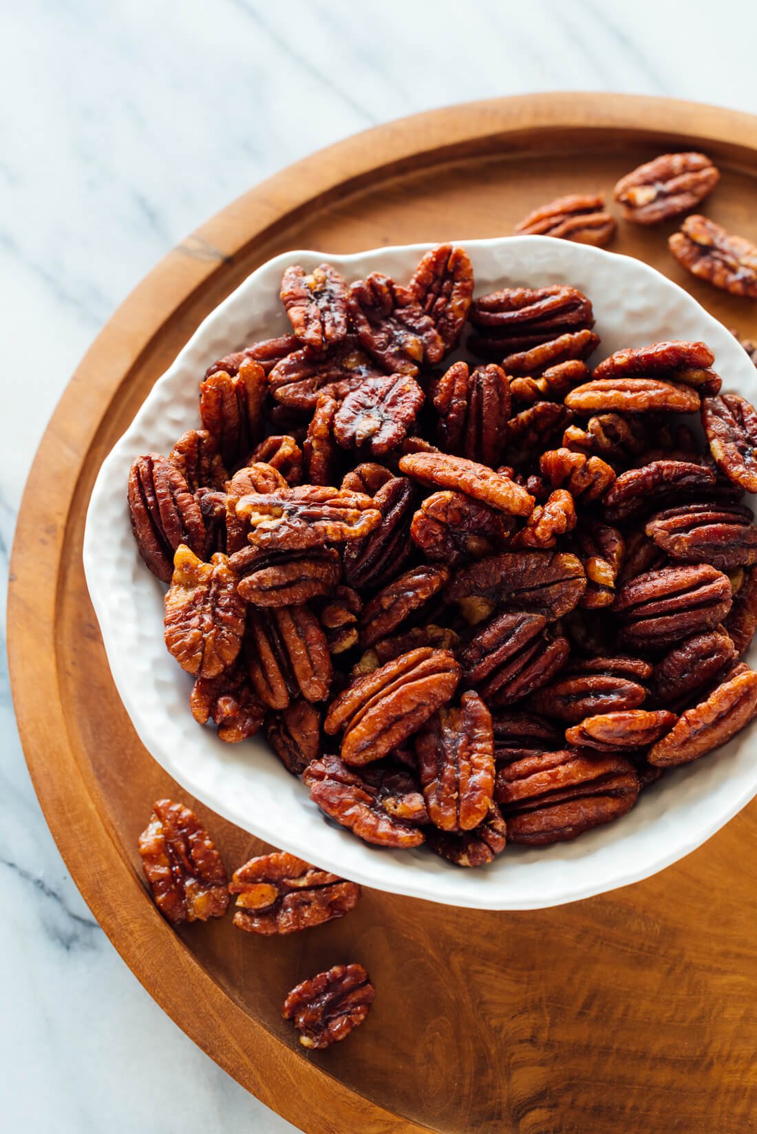 naturally sweetened candied pecans recipe