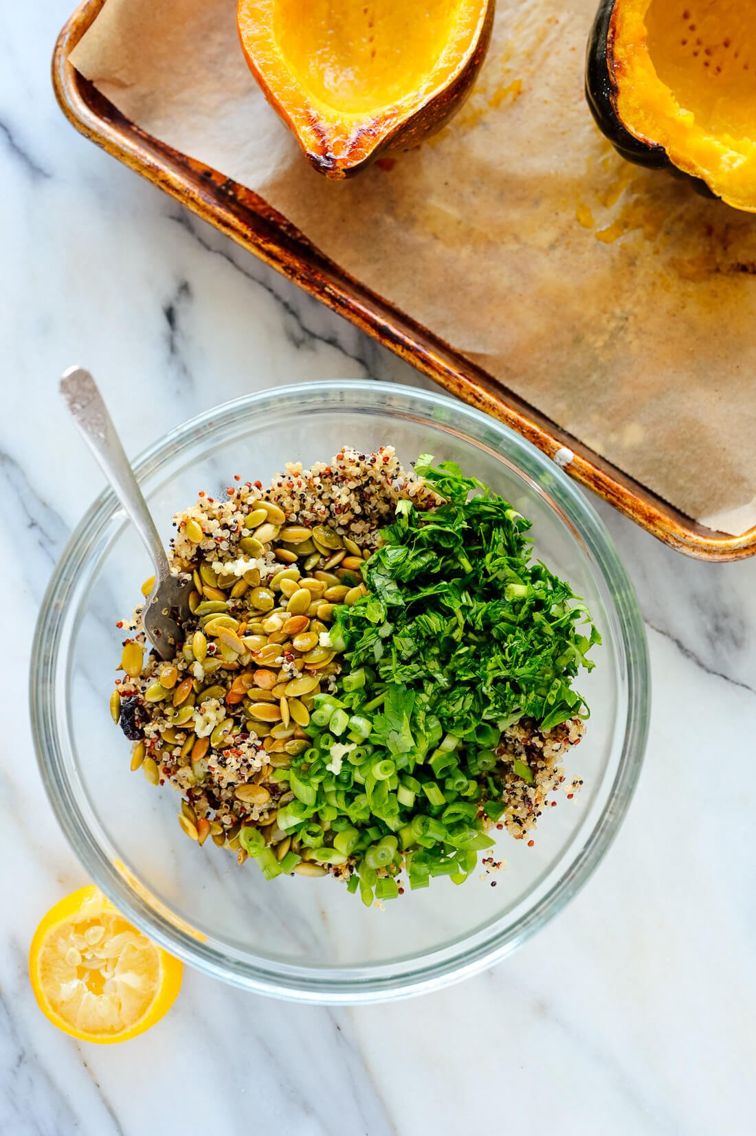 quinoa filling for acorn squash