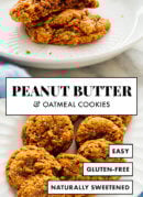 one-bowl peanut butter oatmeal cookies recipe