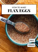homemade flax egg alternative