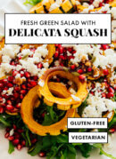delicata squash green salad