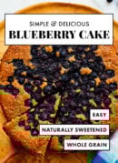 blueberry cake pin