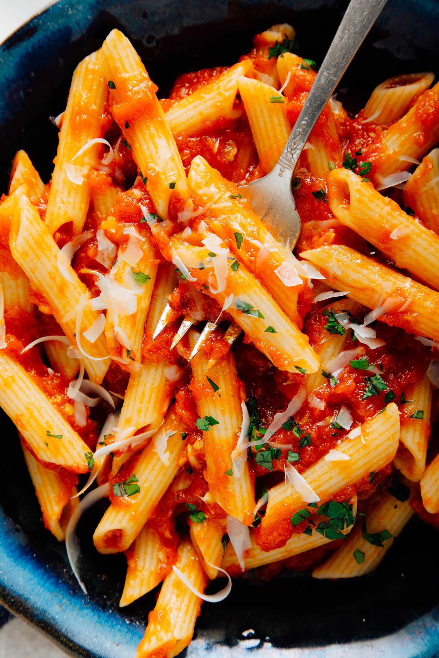 arrabbiata sauce close-up