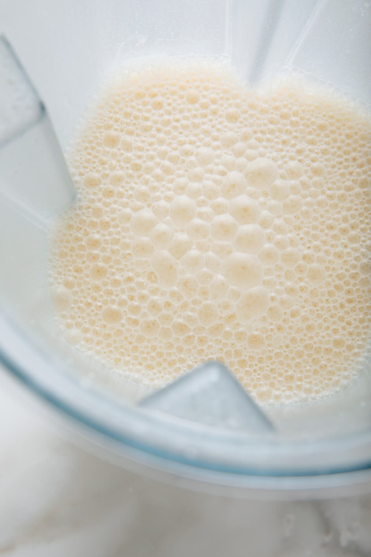 clafoutis batter in blender